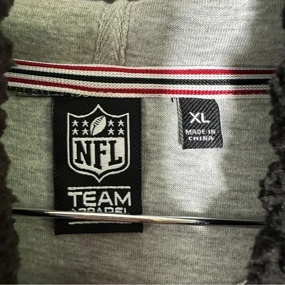 Ultra Game NFL Tampa Bay Buccaneers Zip Up Sherpa Jacket Size XL